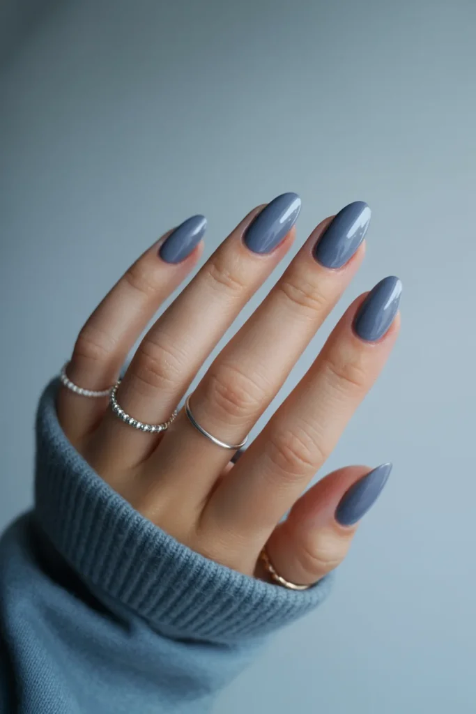 31 Trendy Nail Colors for 2027 That Look Expensive in Every Season 9 Misty Blue