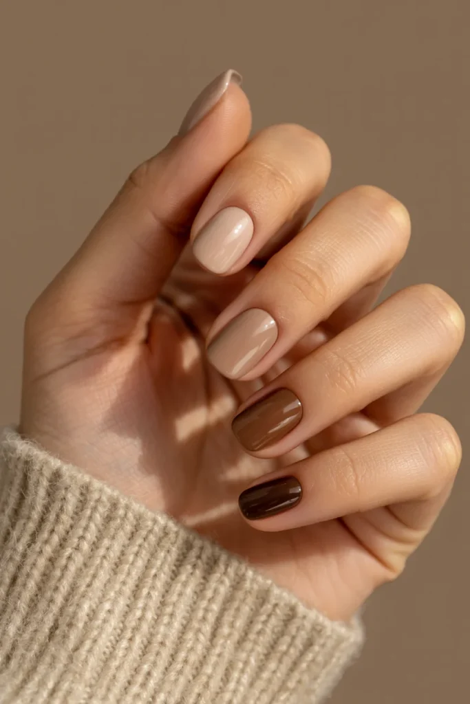 31 Neutral Nail Ideas That Look Chic, Timeless, and Never Boring 35 Mocha Ombre Nails