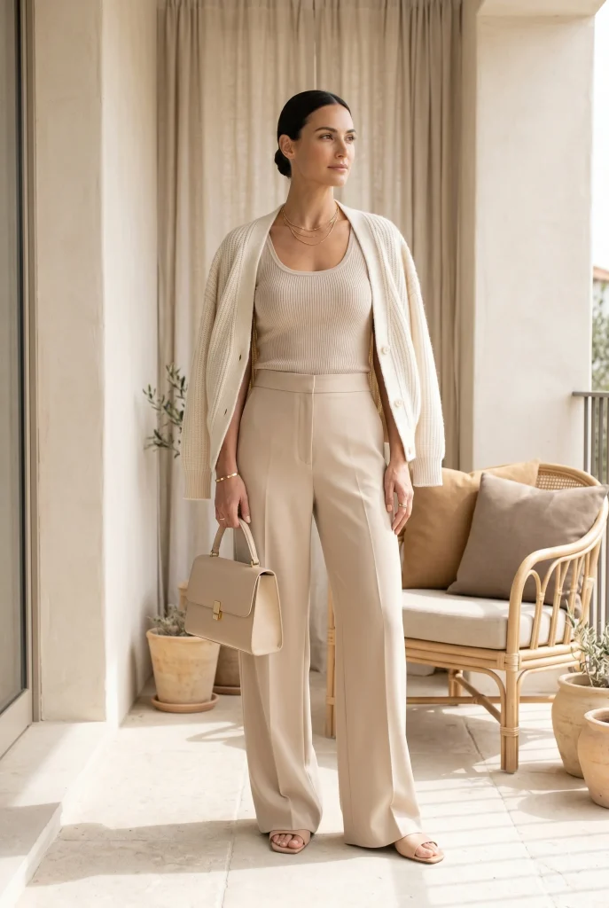 Monochrome Beige Outfit