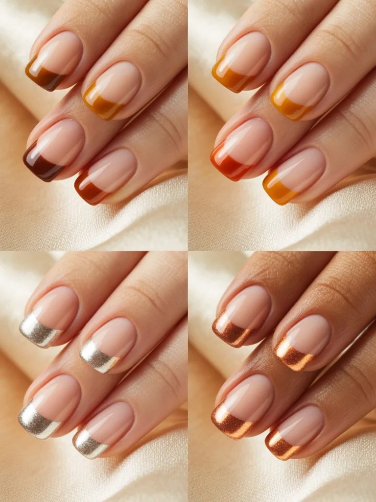 26 Fall French Tip Nail Ideas That Feel Fresh and Modern 30 Pick the Finish Before the Design Starts