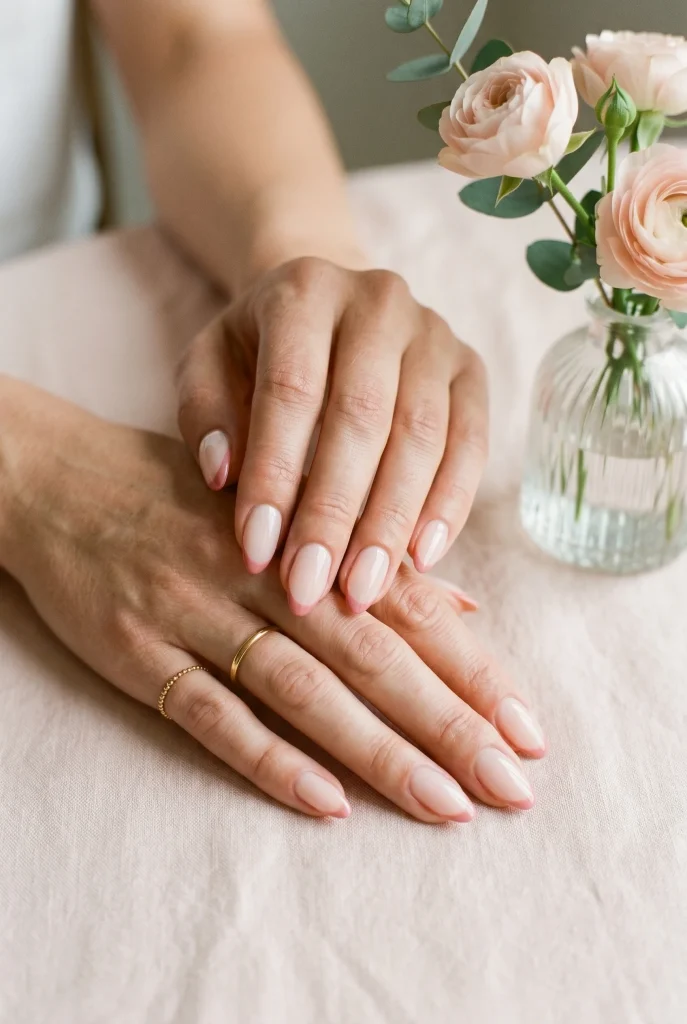 31 Classy Pink Nail Ideas for a Pretty, Polished Manicure 10 Pink on Pink French Nails