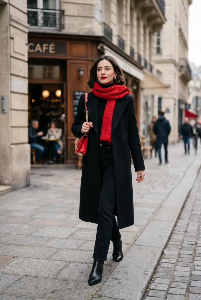 27 Winter Fashion Trends That Make Every Outfit Look Instantly Chic 4 Pop of Red Accessories