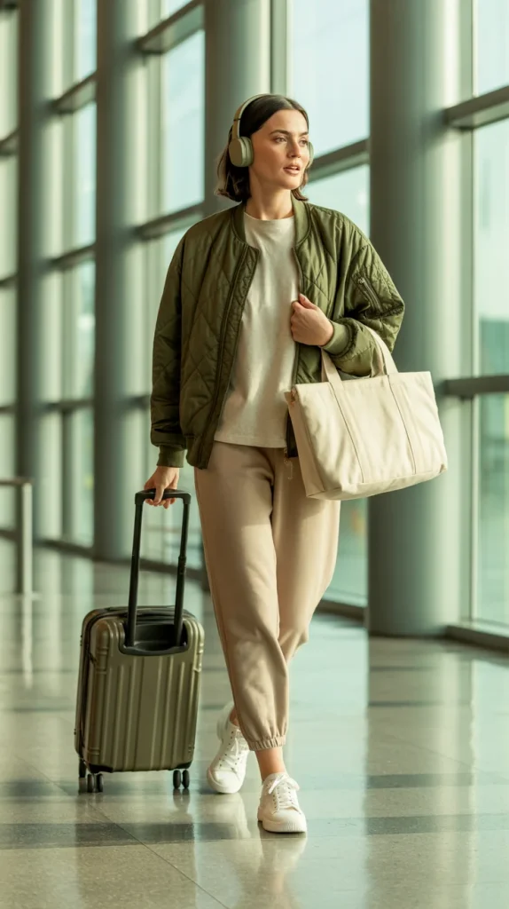 28 Chic and Cozy Fall Outfits You’ll Want to Copy This Season 19 Quilted Jacket With Joggers