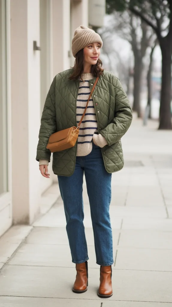 27 Winter Fashion Trends That Make Every Outfit Look Instantly Chic 17 Quilted Jackets