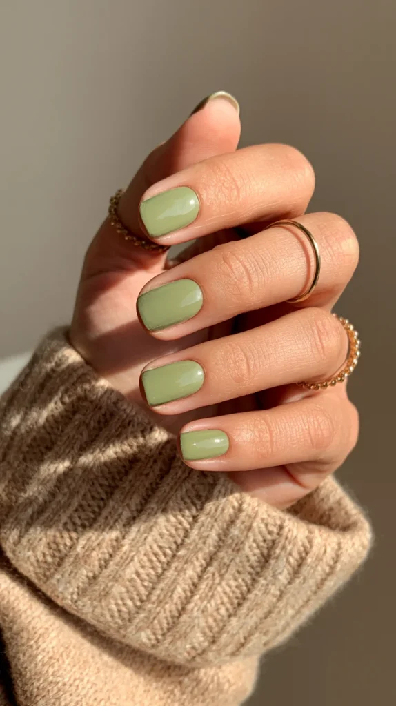 31 Trendy Nail Colors for 2027 That Look Expensive in Every Season 14 Sage Cream