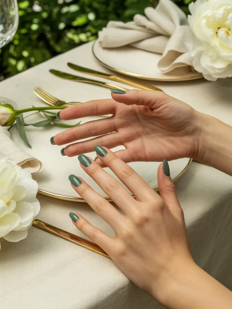 29 Old Money Nail Ideas for Summer That Look Effortlessly Expensive 20 Soft Sage Green Nails