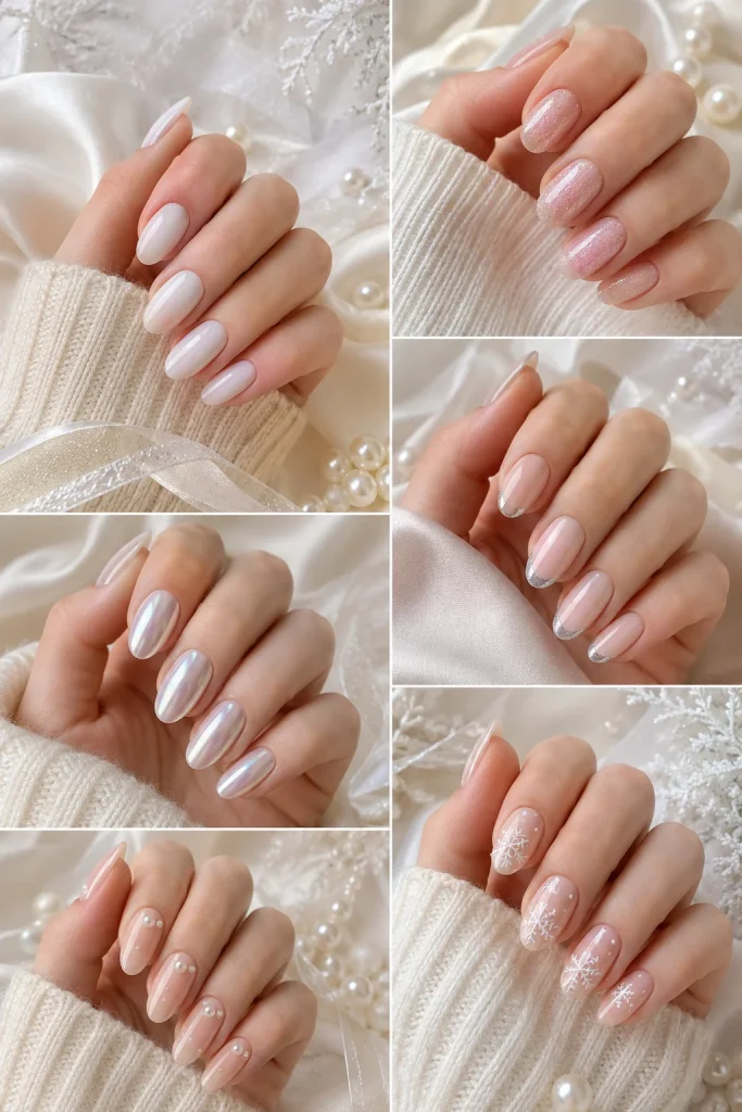 27 December Nail Ideas for Festive Winter Nails 11 Soft Winter December Nail Ideas