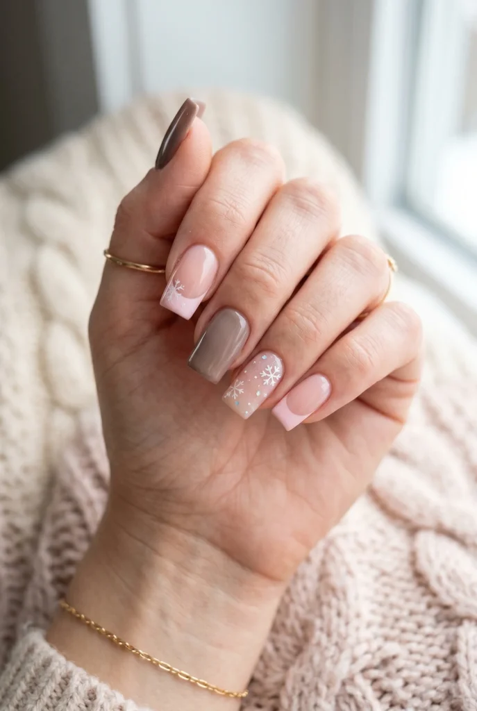 Square January Nails clean