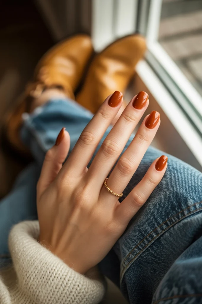 Terracotta Square Nails