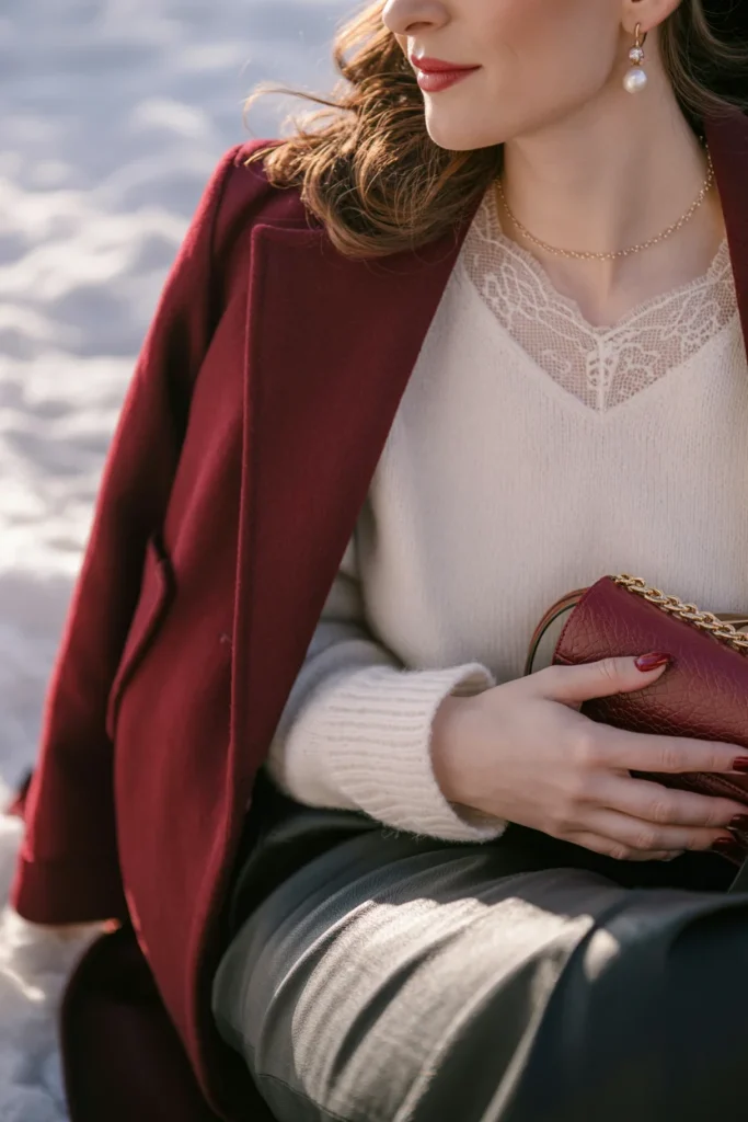 33 Winter Date Outfits That Feel Romantic, Warm, and Stunning 42 Use One Romantic Detail