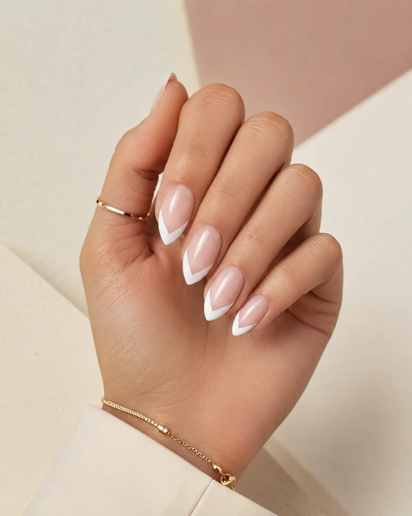 V Cut French Tips
