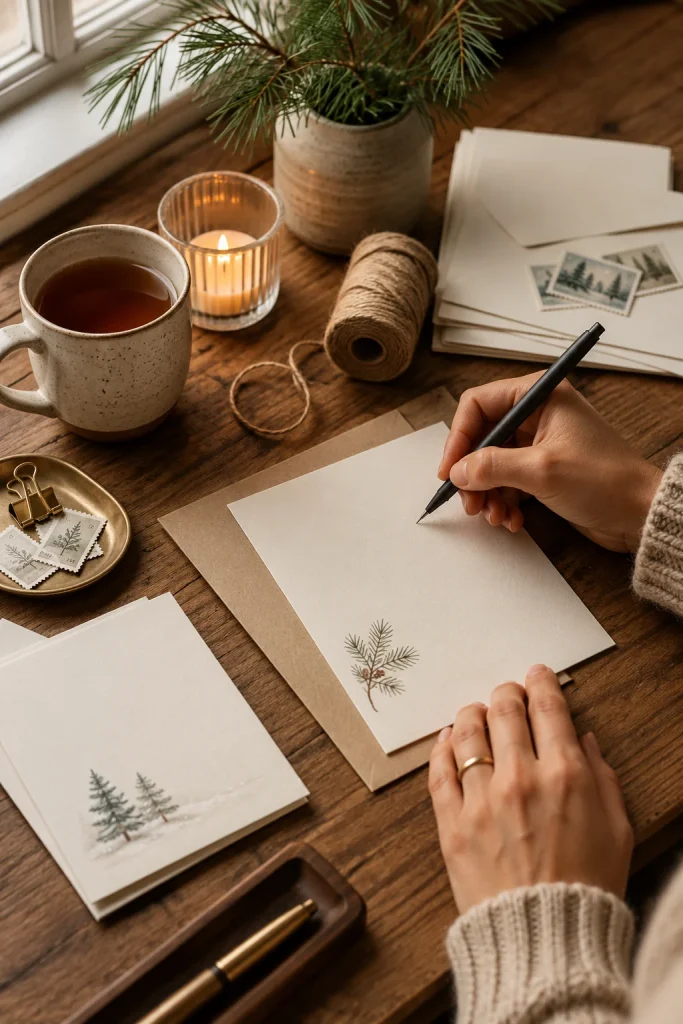 Write Letters or Winter Cards